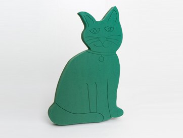 Picture of Cat pre cut florist foam tribute shape